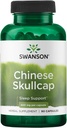 Swanson Kinesisk Skullcap - Urtetilskud fremme afslapning og søvn support - Flavonoid formel til at hjælpe Sothe Nerves - (90 kapsler, 400mg hver)