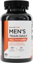 Regel 1 R1 Men 's Train Daily - 90 Tabletter - Sport Multivitamin med Aminos, Antioxidanter, Enzymer & Superfoods - 30 Servere