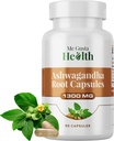 Ashwagandha Root Powder Capsules 1300mg, Capsule Metabolism Support for Women and Men, Immune & Mood Support, Ashwamag GMO Free Energy Support & Sleep Support 90 Capsules