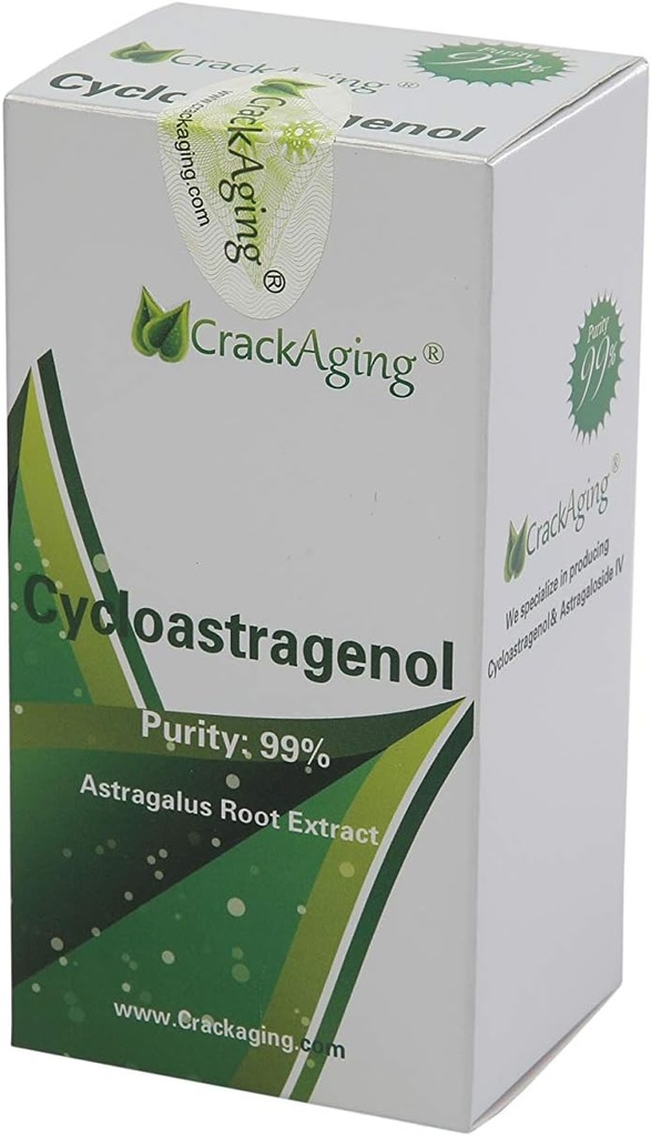 Crackaging Super- Absorption Cycloastagenol 98% 5mg 120 hætter Anti- Aging reaktivere & DNA Cell Telomerase Kosttilskud Styrke Faction Longevity Classic Formel