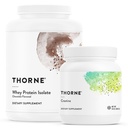 THORNE - Performance Whey Protein Isolate & Creatin Combo - Boost Muscle Support and Energy - NSF Certified for Sport - 30 til 90 Servere