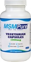 KALA SUNDHED MSM Vegetariske kapsler - 1000 mg US- Sourced MSM per kapsel for fælles sundhed, hududseende, hår & negle support - 120 Greve, Økologisk svovl