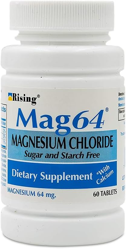 Stigende Pharma - Mag64 Magnesiumchlorid med calciumtabletter - 60 tællinger