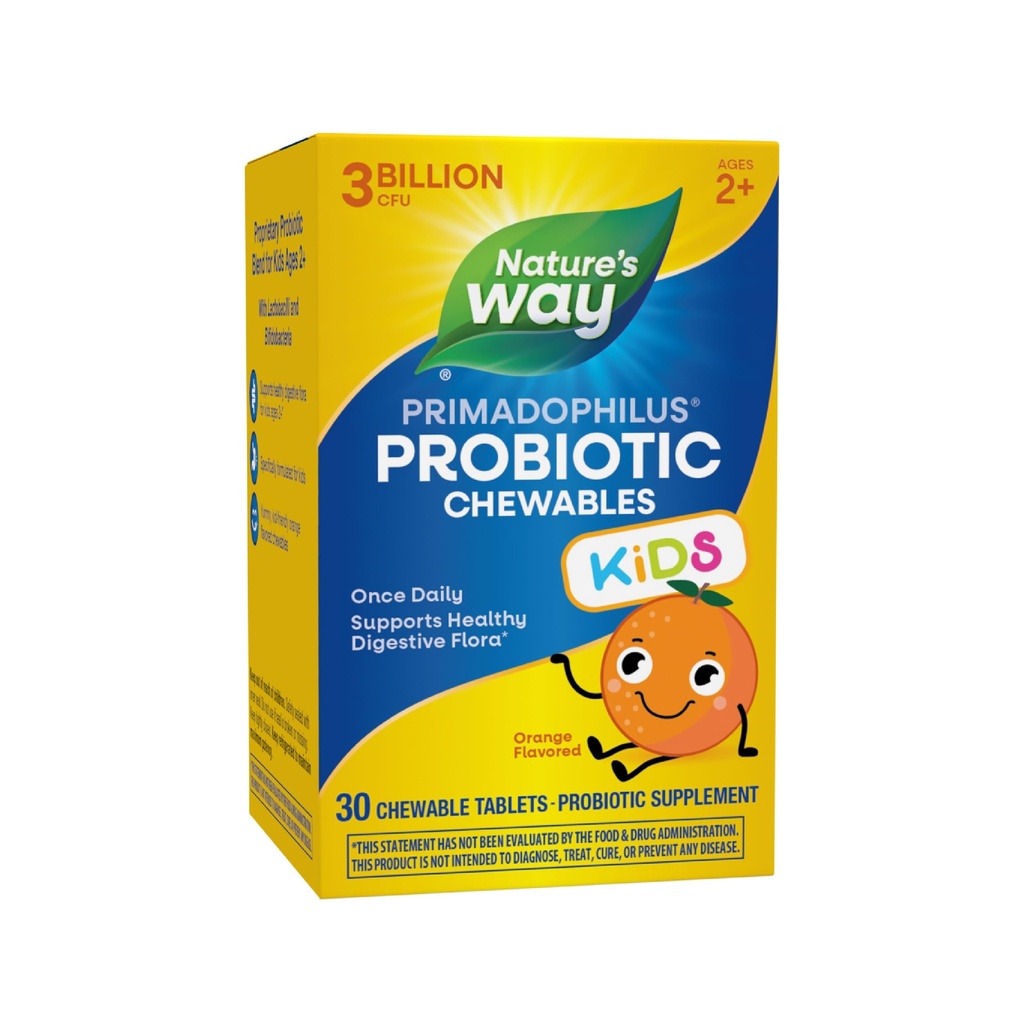 Nature's Way Primadophilus Kids 3 Billion, 30 Chewables