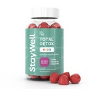 Natural Zeolit Heavy Metal Detox Kids, Chewable Gummy, Mikroniseret Zeolit, Total Body Metal Cleanse, Toxin Cleanse, Non- GMO, 60 Blandede Berry Gummies