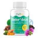 15-in-1 Detox Binder, Aktiveret kul, Zeolit & Bentonit Clay, Chlorella, 1500 MG Detox Supplement Maksimum Absorbent, Lever Gut fordøjelsesbesvær Rengøring, 90 Vegan kapsler