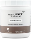 Biopharma Scientific Nanopro Immunum: Whey Protein Powder for immunforsvar & motion Inddrivelse med Colostrum, Glutathione, Proline Rich Polypeptider, Vanilla Bean Flavor, 30 Serveringer