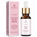 Roycederm Stye Eye Treatment Serum: Natural Stye Remover for Styes Chalazion og Blepharitis - Safe & Fast Relief (0,68 Fl Oz (pakke med 1))