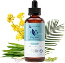 kin + kind Cat Ear Cleaner - Kat Ear Drops, Vet Ear Solution, Eliminerer Wax, Odor og Itchy Irritation, Kat Ear Cleaner Solution, Natural in- Home Pet Grooming - Made in USA