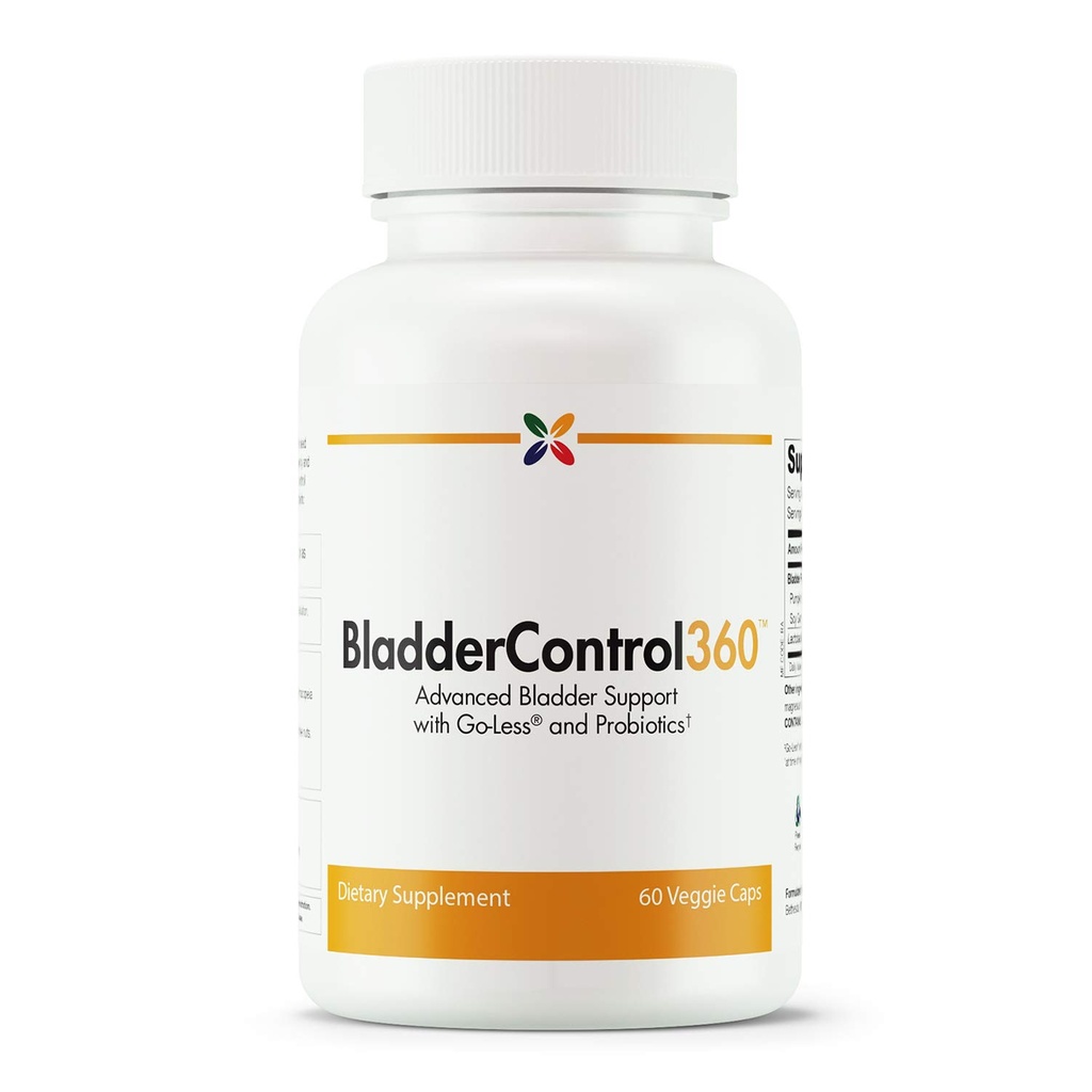 Stop aging nu - BladderControl360 Formel - Bstige Control Support - Go- Mindre & Probiotika - Urinary Health Probiotic Supplement - Lactobacillus Rhamnosus, Græskar Seed & Soy Germ Ekstrakter - 60 Vcaps