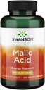 Swanson Malic Acid - Natural Supplement Fremme Cellular Energy Production - Supplement Formel til at hjælpe nourish '&' Energizes Muskler - (100 Veggie Kapsler, 600mg Hver)
