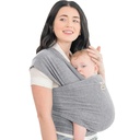 KeaBabies Baby Wrap Carrier - Alt i 1 Original Baby Carrier Newborn til Toddler Sling, Let at bære, Hænder gratis bonding, Letvægt, Breathable Infant Wraps (Classic Gray)