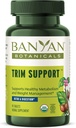 Banyan Botanicals Trim Support - Organic Weight Loss Supplement * - Naturlig Metabolisme Support med Triphala, Guggulu & Ayurvedic urter til Cleansing * - 90 tabletter - Ikke-GMO bæredygtigt sourced Vegan