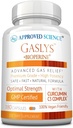 Godkendte Science Gaslys - fordøjelsesmetode, gas, og mave supplement - med Artichoke Powder, Ingefær, Fennel Seed - 180 Greve - pakke med 1