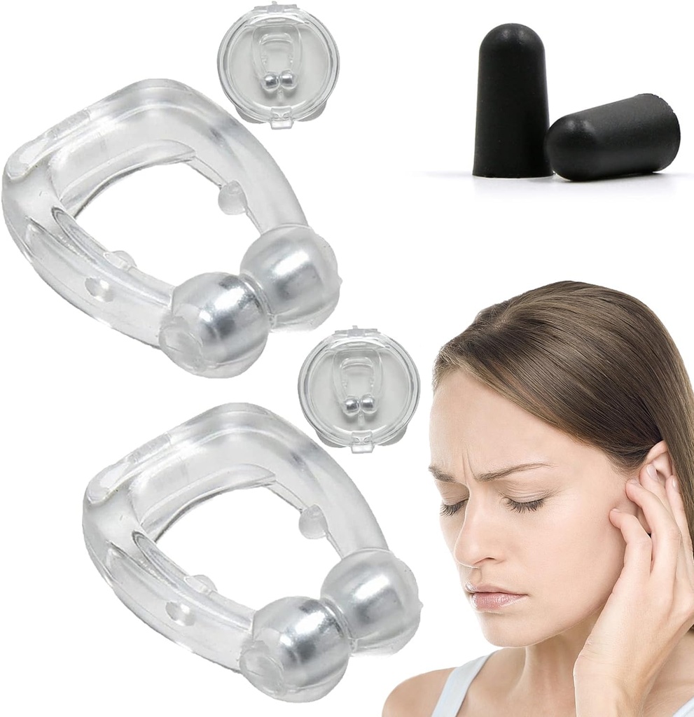 Tinnitus Relief til Ringøre, Acupeace Tinnitus Relief Device, Acupeace Anti Tinnitus Relief Ear Clip, Enhed til Stop Ear Ringning (1Pair)
