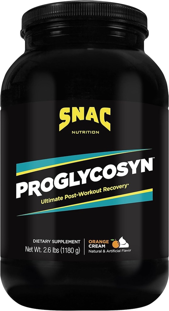 SNAC Proglycosyn Ultimate Post Workout Recovery Formel, Orange Cream, 2.6 Pounds