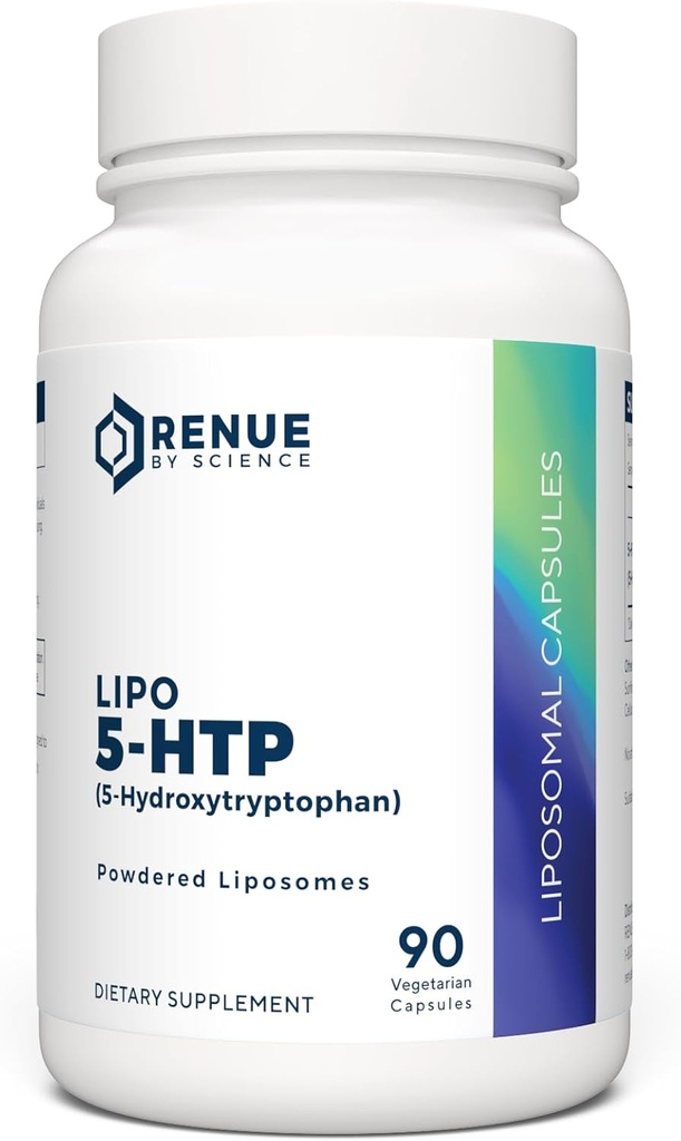 Renue By Science 5htp Note 124; Liposomal 5 HTP Supplement Note 124; 90 5- HTP Kapsler - 75mg 5- hydroxytryptophan per Serving Note 124; Aminosyre Supplementet 124; Non- GMO