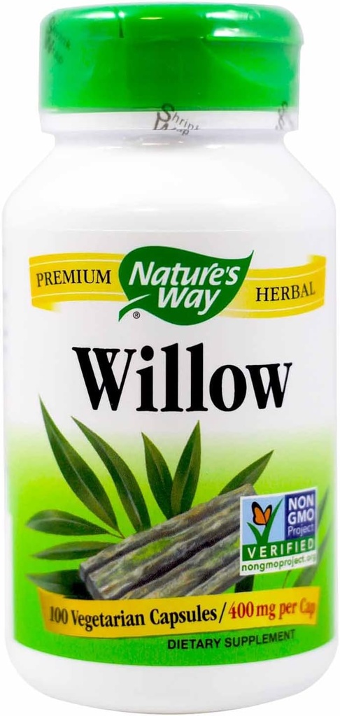 Nature 's Way Willow 100 Veg. Caps (pakke med 2)