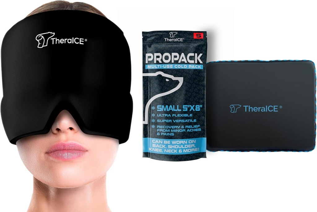 Theraice Hovedpine & Migræne Relief Hat & Theraice Propack Ice Pack