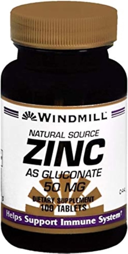 ZINC TAB GLUCONATE 50 MG WMILL Størrelse: 100