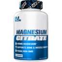 EVL Magnesium Citrate Capsules 400mg - Muskel - og Knogletilskud med Pure Magnesium Citrate for Muskelrelaxation og Knoglestyrke - 60 Veggie Capsules for Health