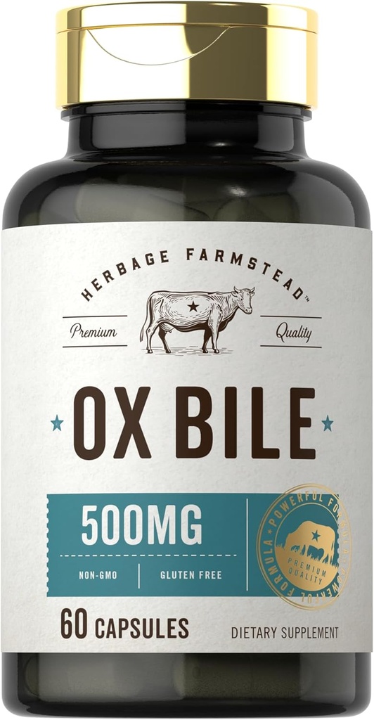 Carlyle Ox Bile Supplement 500 mg