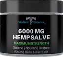 Medicinske Mirakler 6000 MG Maksimal styrke Healing Salve Anvendelse til HIPS, Joints, Neck, Tilbage. Lavet med de fineste tilgængelige ingredienser