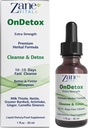 Zane OnDetox Downloader 10 - 15 dages hurtig rengøring og support i 124; Detox & reparation supplement med mælk tidsel, nælde, større Burdock, Artiskoke & mere; Vegan 124; Non- GMO 'er i 124; Gluten- fri • 124; 1 Fl Oz.- 30ml