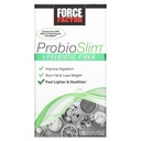 Kraftfaktor ProbioSlim + Prebiotic Fiber vægttab supplement til kvinder og mænd, Probiotic og Prebiotic fordøjelsessygdomme støtte med grøn te ekstrakt og Psyllium Husk Fiber, 120 kapsler
