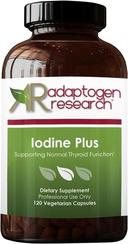 Iod- Plus 124; Kalium- diode 10mg med Selenium - 124; 120 vegetariske kapsler - 124; Adaptogen - forskning