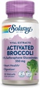 SOLARAY Aktiveret Broccoli Seed Extract 350 mg, 10% Sulforaphane Glucosinolater til Antioxidant Support, Heart Health og fordøjelsesstøtte, Vegan og Lab Verified, 30 Servere, 30 VegCaps