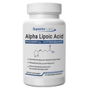 Superior Labs Alpha Lipoic Acid 600 mg kapsler, Pure Non- GMO ALA, høj absorption, nervestøtte, sund cirkulation og nerverespons, sund aldring antioxidant, 120 Veg Caps, 4-måneders forsyning