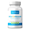 MIN12Absorb ™ Essential & Trace Mineral Complex 124; Soy- Free, Non- GMO, Vegan, 30- Day Supply - Enhanced Absorption for cellular Health and Daily Vitality