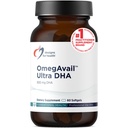 Design for sundhed OmegAvail Ultra DHA - Højt koncentreret DHA triglycerid Fish Oil, TG Fish Oil med 500mg DHA + 100mg EPA - Ingen Fishy Aftertaste (60 Softgels)