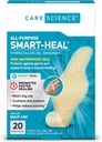Care Science Smart Heal All- Formål Hydrocolloid Gel Bandages, 20 ct; 100% vandtæt Seal, Reducerer ardannelse, for Sårpleje eller Blistere