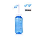 Vandpuls Neti Pot, Neti Pot Sinus Rinsing, 300ml Neti Pot Sinus Rinsing Kit med termometer sticker til voksen & Kid BPA Free (300ml)