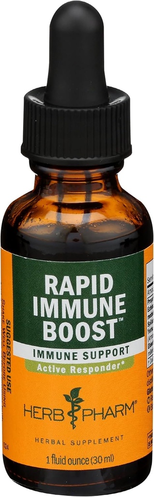 Herb Pharm Rapid immun boost flydende herbal formel for aktiv immunforsvar - 1 Ounce