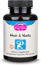 Dragon Urter Hår og negle Budd124; Alle naturlige supplement til støtte hår, negle, sund aldring, og cirkulation Budd124; Alle naturlige ingredienser, Non- GMO (100 kapsler, 500 mg Per Capsule)
