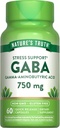 Nature 's Truth GABA 750mg Capsules against 124; 60 Greve ttesmå 124; Gamma Aminosmørsyre Supplement 124; Non- GMO & Gluten Free Supplement