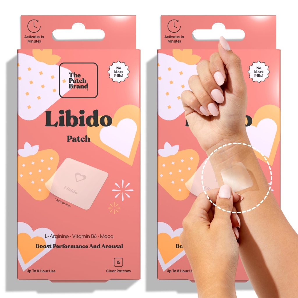 Patch Brand Libido Patch Note 124; Natural Wellness med L- Arginin, Vitamn B6, og Maca
