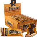 Braven Bar Chocolate Caramel Nut Energy Bars (1.59 oz, Pack of 20) - Energi Chews med 5g Protein - On- the- Go Energy Snacks til løb, vandreture og sport - Gluten Free Snacks til Vedvarende Energi Boost