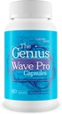 The Genius Wave Pro Kapsler - Vores bedste hjernemæssige kosttilskud til hukommelse og fokus - Memory Vitaminer til hukommelse og hjerne fokus - Memory Focus supplement til hjerne - Memory Vitaminer hjerne til kvinder og mænd