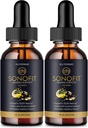 Sonofit Tinnitus Relief til Ringende Øre Drops, Sonofit Tinnitus supplement Sonofit sund Øre Support Supplement - Maksimal styrke Advanced Formel Sonofit Drops hørelse Support Anmeldelser (2 Pack)