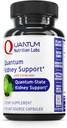 Quantum Nutrition Labs Nyrestøtte - Nyretilskud, Nyretilskud, Nyrevitaminer til mænd og kvinder med kranbær, Rhodiola Rosea, og Persille - 60 vegetariske kapsler