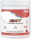Strawberry- Flavored L- Citrullin Taurin 2: 1, L Citrullin Powder, Unflavored Vegan Taurine Powder, Pre-workout sports Nutrition for mænd og kvinder, 1 Pund of Powder Every Can