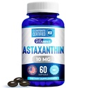Vi kan lide Vitaminer Astaxanthin 10mg Softgel - Højt Potent Astaxanthin Kosttilskud fra Haematococcus Pluvialis - Forbedrer øje, fælles, Hud Sundhed & Energiniveauer - 60 Greve, 2 Måned Supply