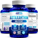 Vi kan lide Vitaminer Astaxanthin 10mg Softgel - Højt Potent Astaxanthin Kosttilskud fra Haematococcus Pluvialis - Forbedrer øje, fælles, Hud Sundhed & Energiniveauer - 60 Greve, 2 Måned Supply