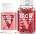 Vegansk jerngumies + Iron Bisglycinate 30MG