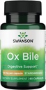 Swanson Ox Bile - Standard 90 mg 60 Caps (1 pakke)