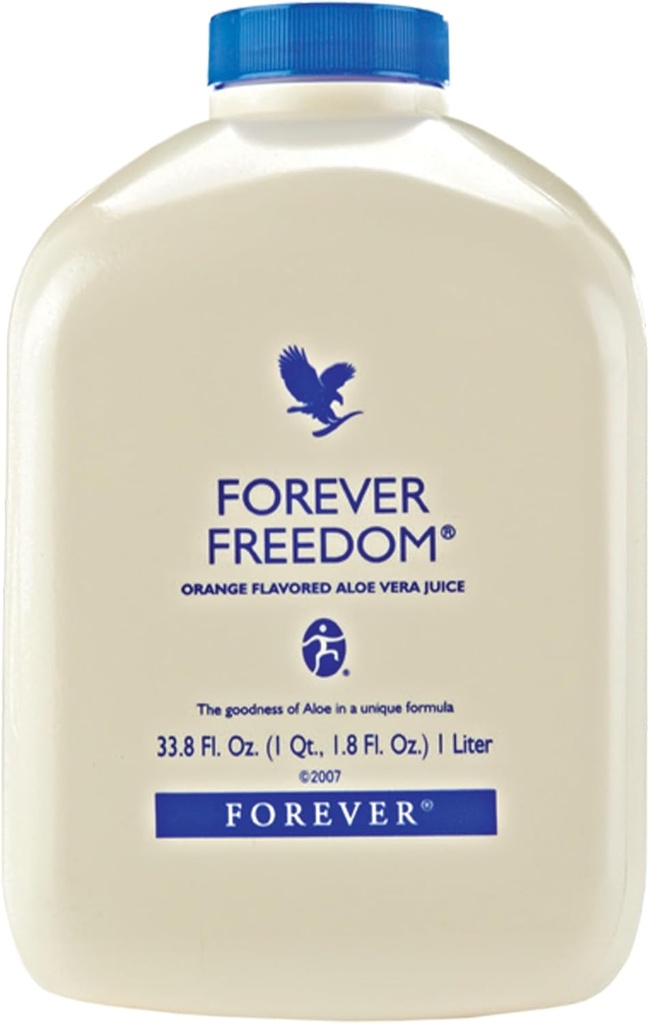 Forever Living - Forever Freedom - Aloe Vera fælles støtte med Glucosamin og Chondroitin - Orange Flavor - 33,8 fl oz (pakke med 1)